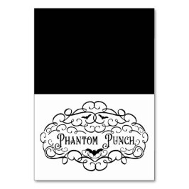 Phantom Punch Vintage Halloween Dranken Eettent Kaart
