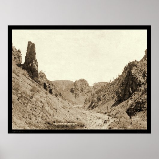 Phantom Ridge Black Hills SD 1890 Poster (Voorkant)