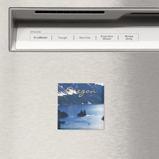 Phantom Ship Crater Lake Oregon Magnet (Insitu (Vaatwasser))