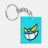 Phantom Smile™ merk Sky Square-sleutelhanger Sleutelhanger (Voorkant Links)