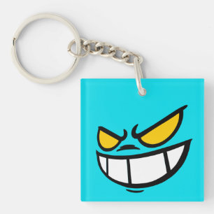 Phantom Smile™ merk Sky Square-sleutelhanger Sleutelhanger