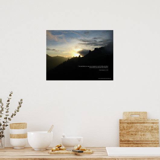 Phantom Spires Sunset Poster (Keuken)