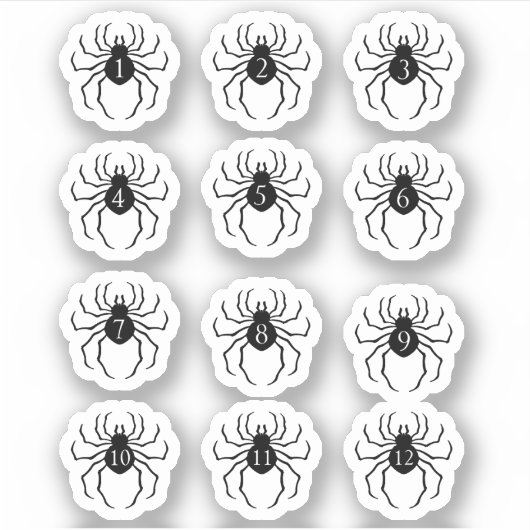 phantom troupes spiers number hxh sticker pack (Voorkant)