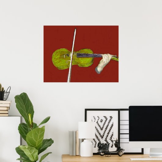 PHANTOM VIOLINIST POSTER (Thuiskantoor)