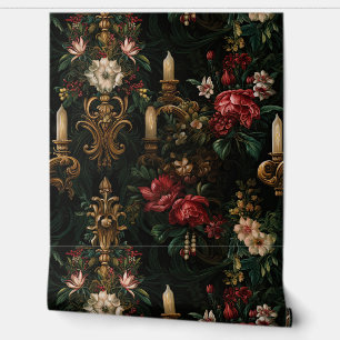 Phantom Yuletide Elegance Botanical Behang