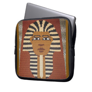 Pharaoh Artisan gehaakte print elektronica tas