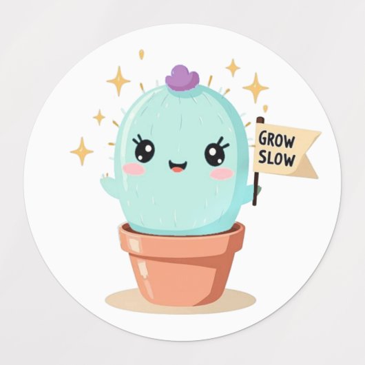 Pharaoh Cat Mandala Cactus Sticker (Design 2)