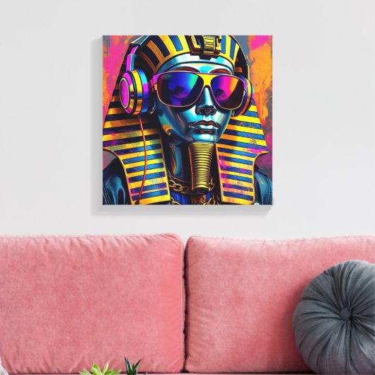 PHARAOH COOL 2 CANVAS AFDRUK (Insitu (Woonkamer))