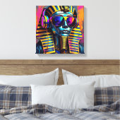 PHARAOH COOL 2 CANVAS AFDRUK (Insitu (Slaapkamer))