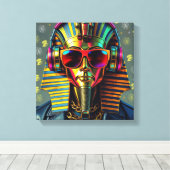 PHARAOH COOL 3 CANVAS AFDRUK (Insitu (Houten vloer))