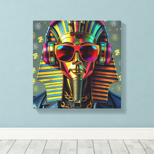 PHARAOH COOL 3 CANVAS AFDRUK (Insitu (Houten vloer))