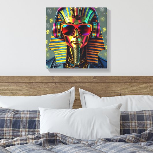 PHARAOH COOL 3 CANVAS AFDRUK (Insitu (Slaapkamer))