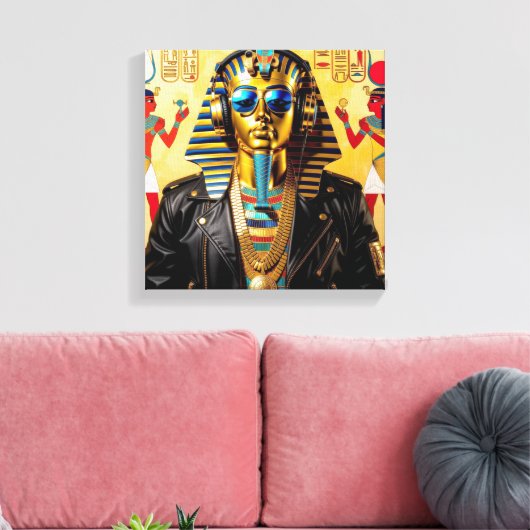 PHARAOH COOL 4 CANVAS AFDRUK (Insitu (Woonkamer))