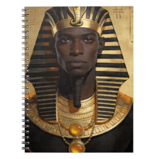 Pharaoh Energy — Ancient African King Modern Art Notitieboek