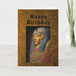 Pharaoh Happy Birthday Humor Kaart