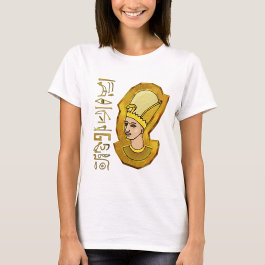 Pharaoh Hieroglyphics Egyptian Folk Art Shirt (Voorkant)