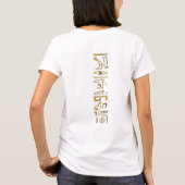 Pharaoh Hieroglyphics Egyptian Folk Art Shirt (Achterkant)