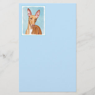 Pharaoh Hond Painting - Cute Original Dog Art Briefpapier