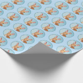 Pharaoh Hond Painting - Cute Original Dog Art Cadeaupapier (Hoek)