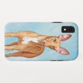 Pharaoh Hond Painting - Cute Original Dog Art Case-Mate iPhone Case (Achterkant (horizontaal))