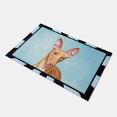 Pharaoh Hond Painting - Cute Original Dog Art Deurmat (Schuin)