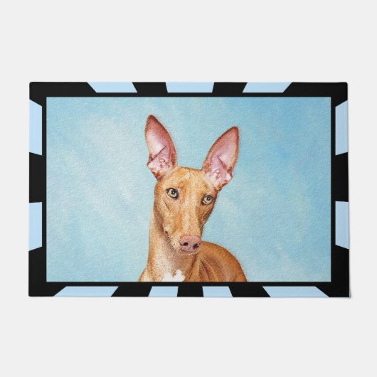 Pharaoh Hond Painting - Cute Original Dog Art Deurmat (Voorkant)