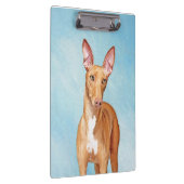 Pharaoh Hond Painting - Cute Original Dog Art Klembord (Rechts)