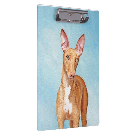 Pharaoh Hond Painting - Cute Original Dog Art Klembord (Rechts)