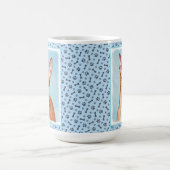 Pharaoh Hond Painting - Cute Original Dog Art Koffiemok (Center)