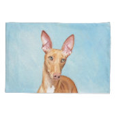 Pharaoh Hond Painting - Cute Original Dog Art Kussensloop (Achterkant)