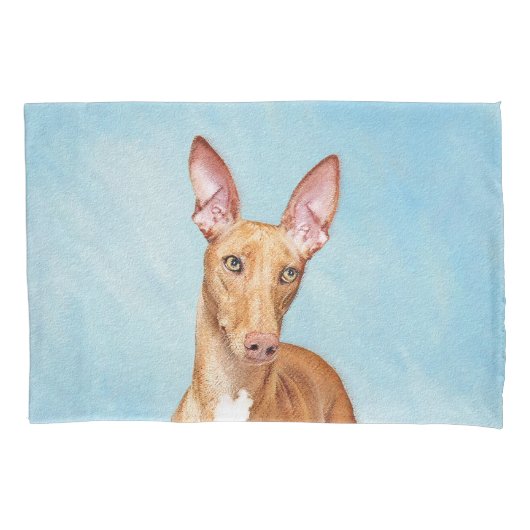 Pharaoh Hond Painting - Cute Original Dog Art Kussensloop (Voorkant)