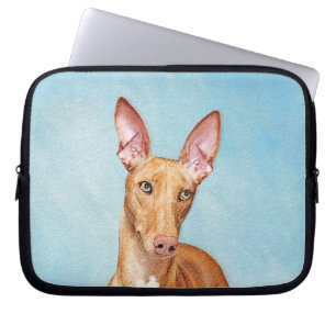 Pharaoh Hond Painting - Cute Original Dog Art Laptop Sleeve
