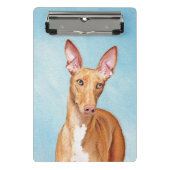Pharaoh Hond Painting - Cute Original Dog Art Mini Klembord (Voorkant)