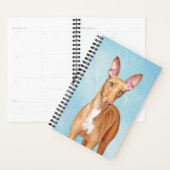 Pharaoh Hond Painting - Cute Original Dog Art Planner (Display)