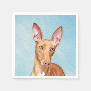 Pharaoh Hond Painting - Cute Original Dog Art Servet