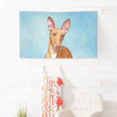 Pharaoh Hond Painting - Cute Original Dog Art Spandoek (Insitu)