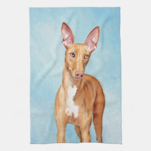 Pharaoh Hond Painting - Cute Original Dog Art Theedoek