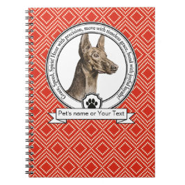 Pharaoh Hound Credo Spiral Photo Notebook Notitieboek