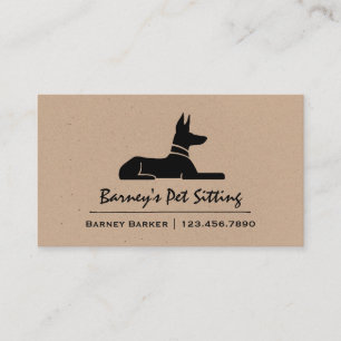 Pharaoh Hound Egyptian Hieroglyph Dog Visitekaartje