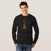 Pharaoh Hound Gekke Hond T-shirt (Voorkant volledig)