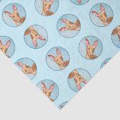 Pharaoh Hound Schilderen Kastanje Originele Hond K Tissuepapier (Detail)