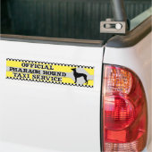 Pharaoh Hound Taxi Service Bumpersticker (Op Truck)