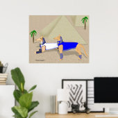 Pharaoh Hounds Poster (Thuiskantoor)
