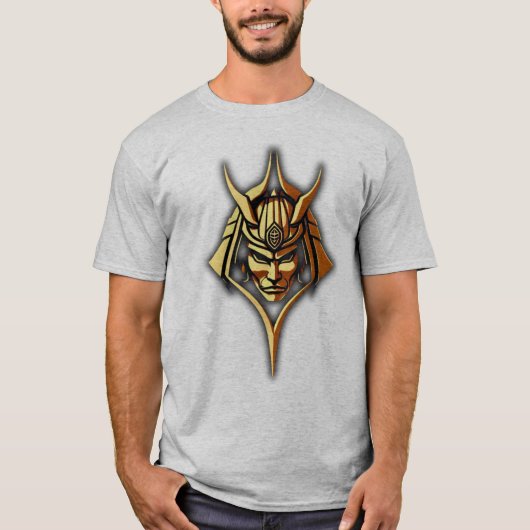Pharaoh Mask Logo Grijs T-shirt (Voorkant)