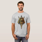 Pharaoh Mask Logo Grijs T-shirt (Voorkant volledig)