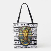 Pharaoh of Egypt Tote Bag / Bolsa Tote Faraó do Eg (Achterkant)