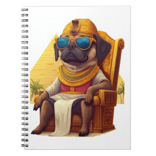 Pharaoh Pug - Oude Egyptische hond Notitieboek