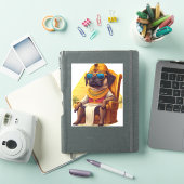 Pharaoh Pug - Oude Egyptische hond Sticker (iPad Cover)