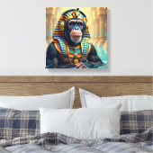 PHARAOH TUT-CHIMPANZEE 5 CANVAS AFDRUK (Insitu (Slaapkamer))