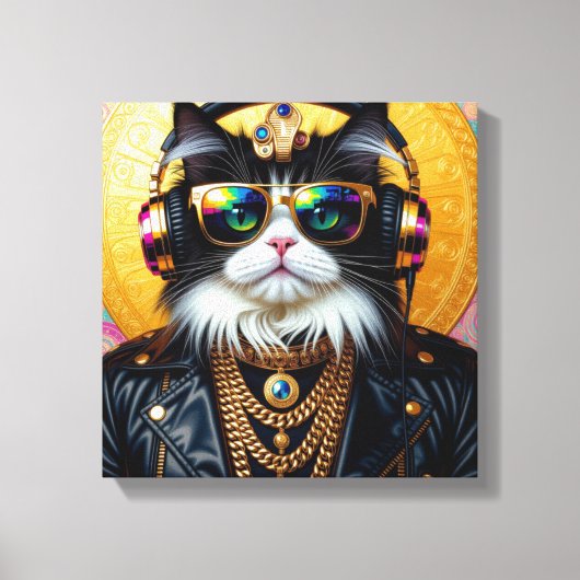 PHARAOH TUT-PERSIAN CAT 2 CANVAS AFDRUK (Voorkant)